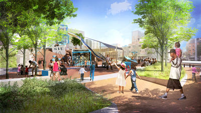 City Hall Plaza: Boston's new destination playscape