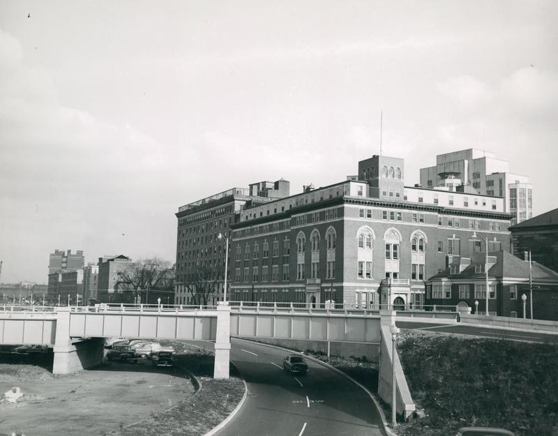 Massachusetts General Hospital, December 4, 1952,  Boston Redevelopment Authority photographs, Collection 4010.001, Boston City Archives