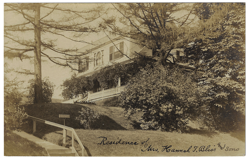 The Pierce-Bliss House as it appeared in the early 1900s, just before it was demolished to build Ronan Park. The well would have been located behind the house in the image. Image courtesy of the Dorchester Historical Society.