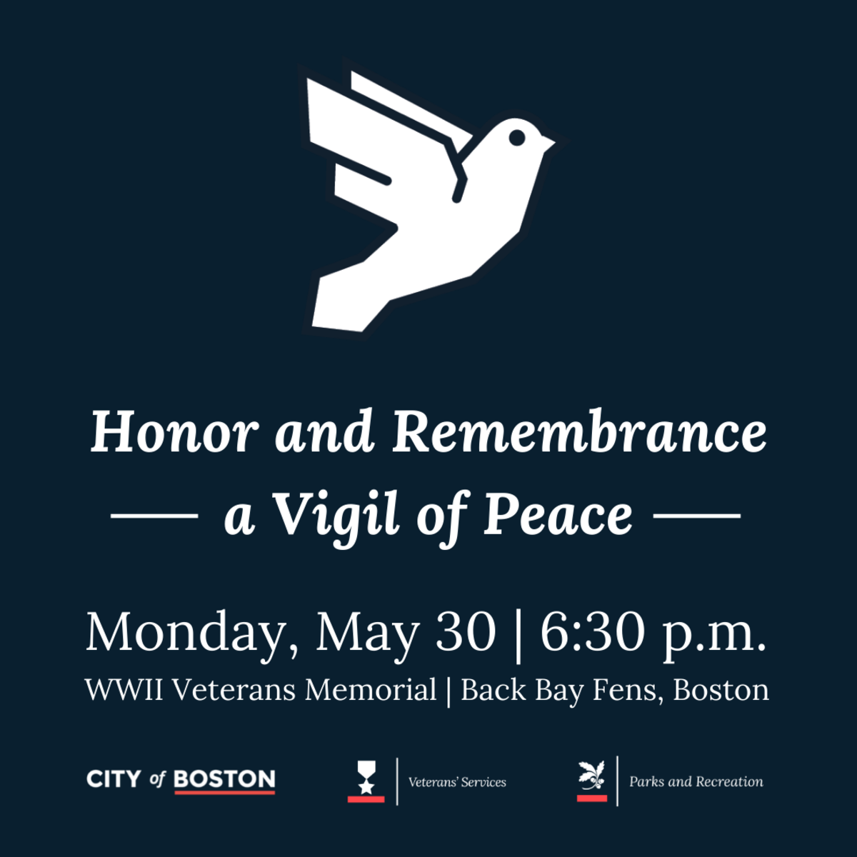 Honor and Remembrance Vigil of Peace