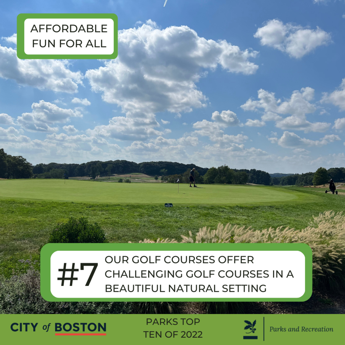 Parks top ten of 2022 #7 Our Golf courses offer challenging golf courses in a beautiful natural setting