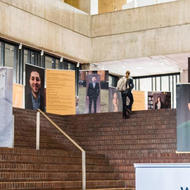 Image for "the faces of syrian refugees" exhibit at the city hall