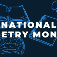 National Poetry Month graphic